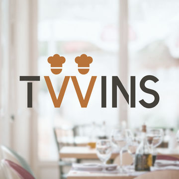 Логотип ресторана Twins