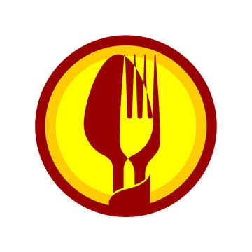 Логотип столовые приборы