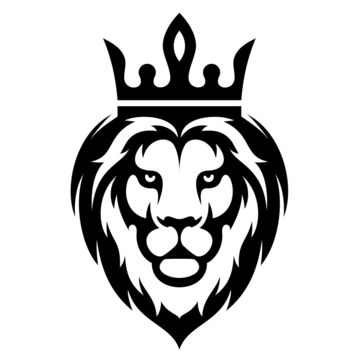 Логотип лев в короне