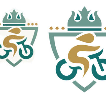 Отрисовка логотипа с градиентной заливкой.