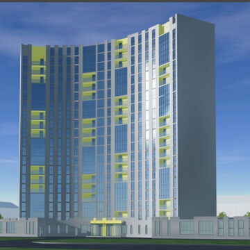Административное здание - 3Д модель