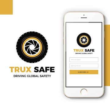 Trux Safe - Дизайн логотипа