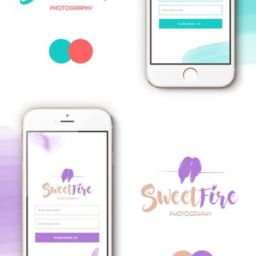 SweetFire - Дизайн логотипа