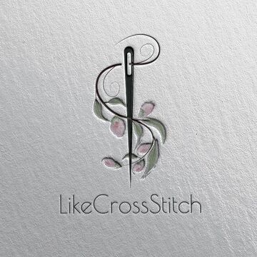 Логотип для дизайнера схем вышивания