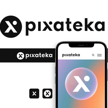 Логотип для интернет-ресурса Pixateka.