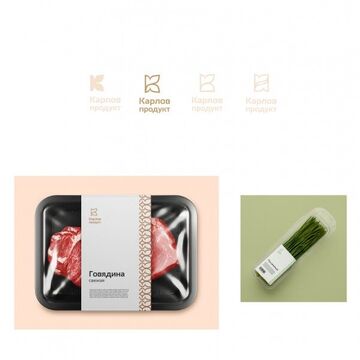 Лого и концепт упаковки для компании &laquo;Карлов продукт&raquo;