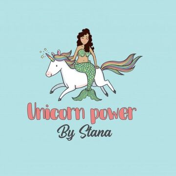 Логотип для веганской кондитерской &quot;Unicorn power&quot;