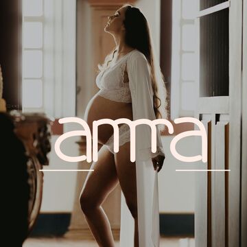 Amma | магазин для мам | дизайн логотипа