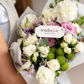 tenderesse | цветочный магазин | дизайн бирки