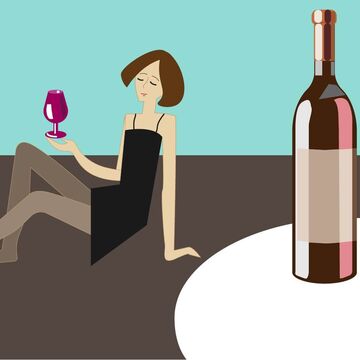 Иллюстрация Вино