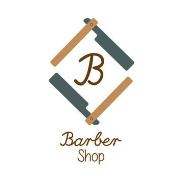 Логотип барбер-шопа