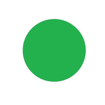 Круг зеленый