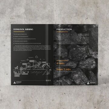 Презентационная брошюра для компании &laquo;ДонУголь&raquo;