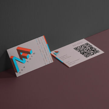 Разработка логотипа и визиток для мебельной фирмы NewForm