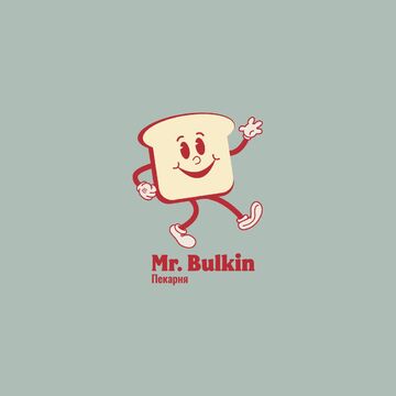 Логотип для пекарни &quot;Мистер Булкин&quot;