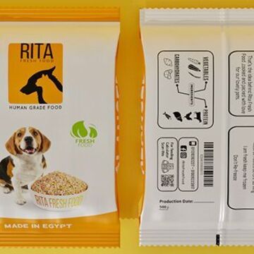 Упаковка корма для собак