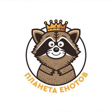 Лого для зоопарка с енотиками