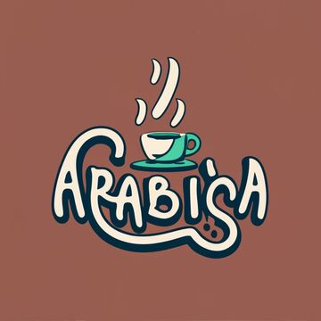 Лого для кофейни &quot;Arabica&quot;