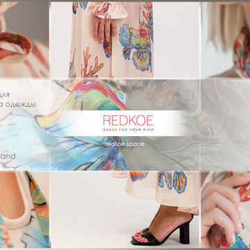 Разработка паттерна для бренда одежды REDKOE.