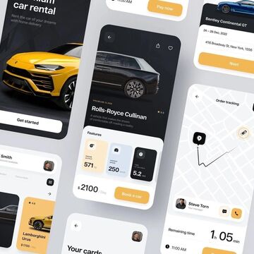 Мобильное приложение по аренде элитных автомобилей