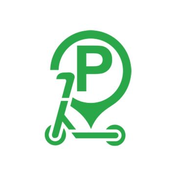 Логотип парковки для электросамокатов