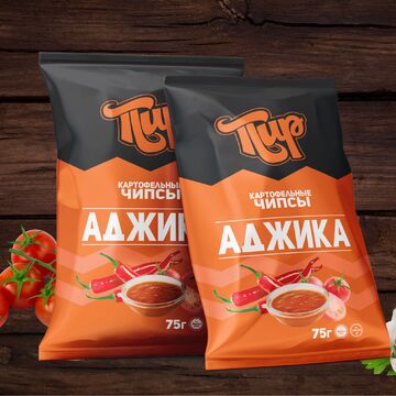 Дизайн упаковки для компании, производящей чипсы3