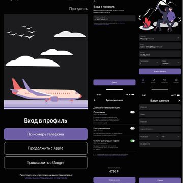 Мобильное приложение для перелетов
