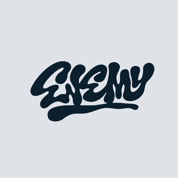 Леттеринг &quot;Enemy&quot;