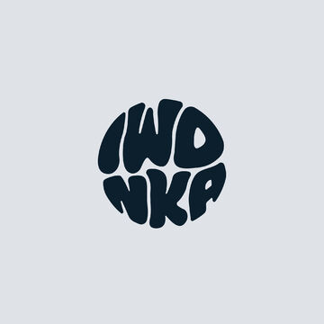 Леттеринг логотип &quot;IWONKA&quot;