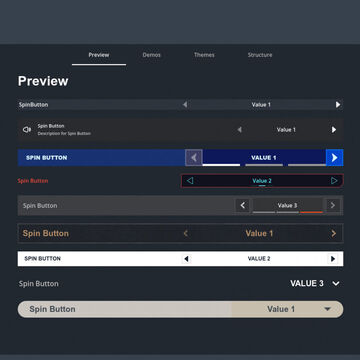 Godot Spin Button