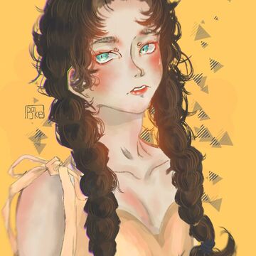 Персонаж (девушка с косами)