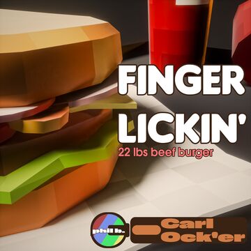 Carl Ock''er -  22 lbs. Beef burger