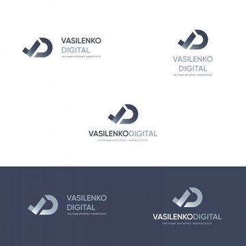 логотип для частного интернет-маркетолога Vasilenkodigital
