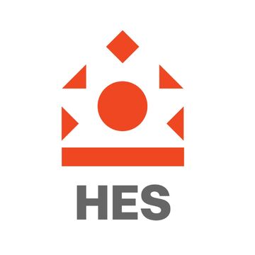 Логотип для компании HES (инженерные отопительные системы)