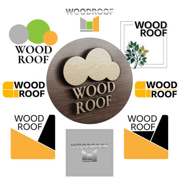 Логотип для компании &quot;Wood Roof&quot;