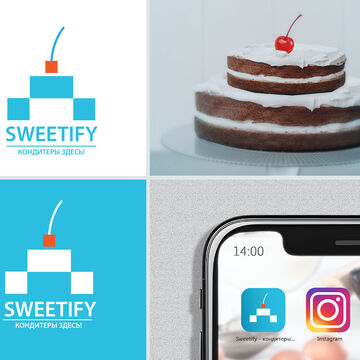 Логотип для маркетплэйса кондитеров &quot;SWEETIFAY&quot;