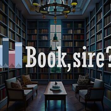 Учебная работа: &quot;Book, sire?&quot; логотип