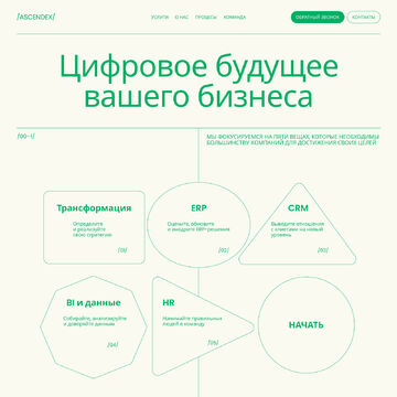 Лендинг для консалтинговой компании