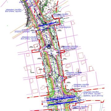 Переустройство сетей водоснабжения при строительстве дороги
