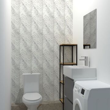гостевой туалет. проект в archicad