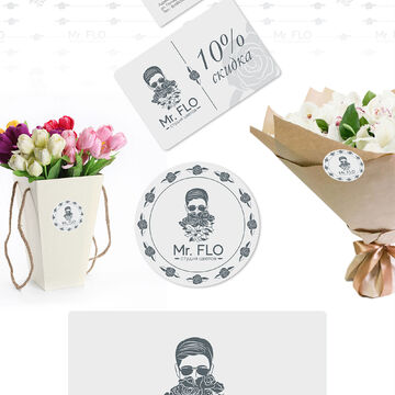 Логотип &quot;Mr. FLO&quot;