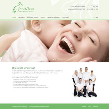 Интеграция с CMS Wordpress для клиники Fertilitas