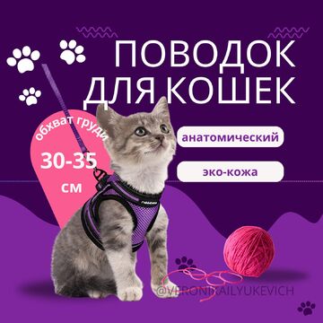 Поводок для кошек