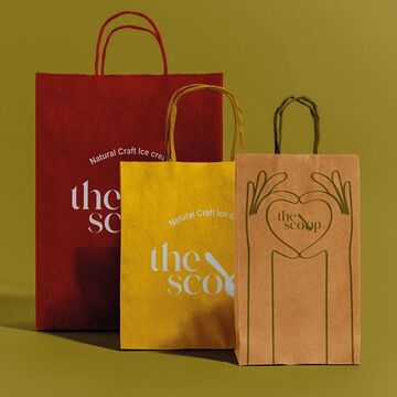 Фирменный стиль мороженого The Scoop