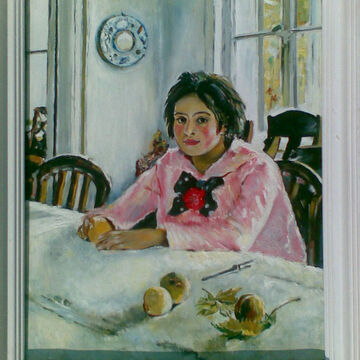 В. Серов &quot;Девочка с персиками&quot; копия