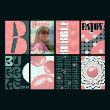 Плакаты на тему &quot;Bubble gum&quot;