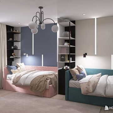 Детская в стиле Мемфис, 18 м2