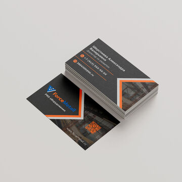 Визитки для компании ForceMetall