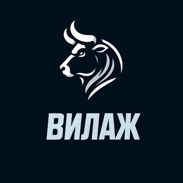 Вилаж - новый вариант логотипа агрессивный бык