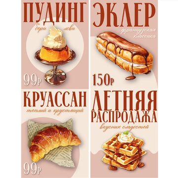 рекламный постер